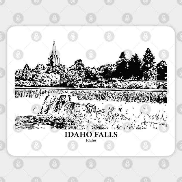 Idaho Falls - Idaho Sticker by Lakeric